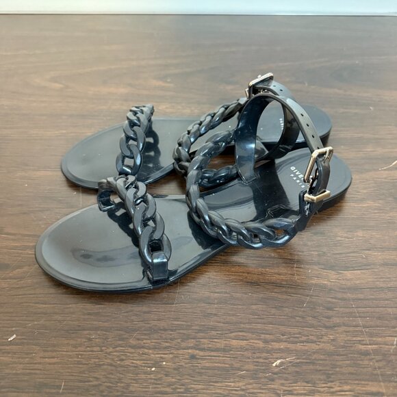Givenchy Jelly Sandals Womens EU 38 US 7.5-8‎ Black Casual - Picture 6 of 11